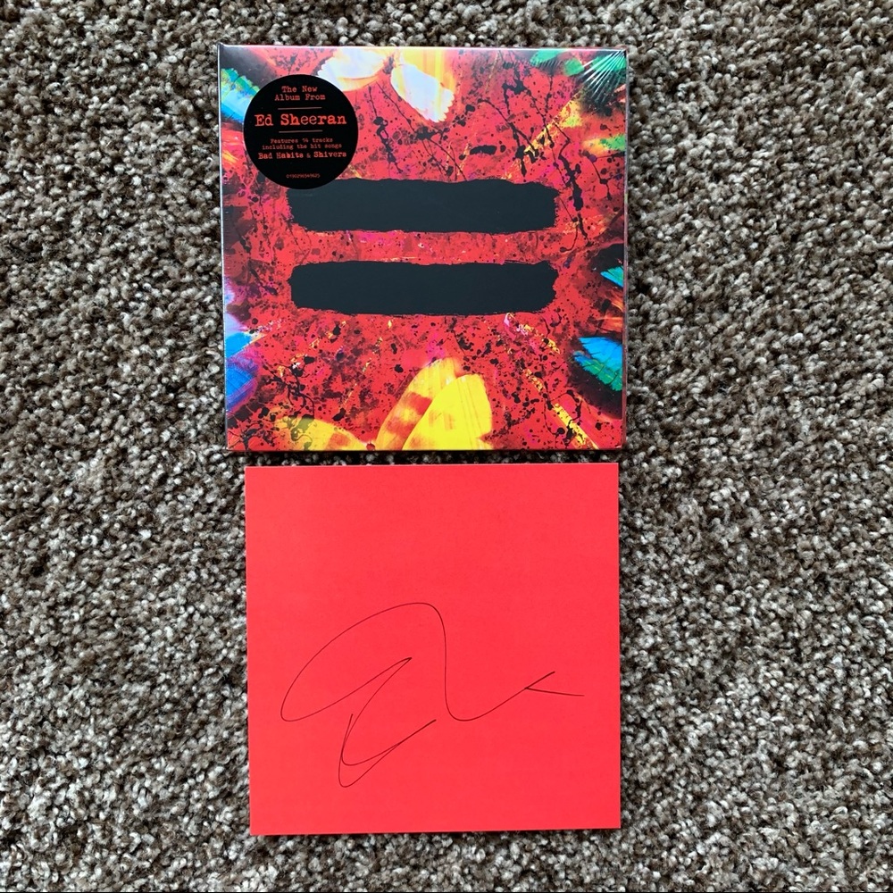 SIGNED Ed Sheeran CD